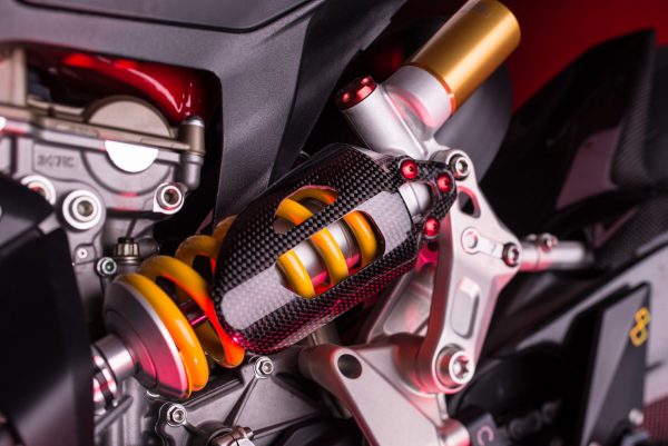 Ducati Panigale rear mud guard and mono spring cover