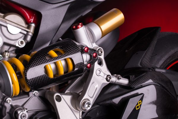 Ducati Panigale rear mud guard and mono spring cover